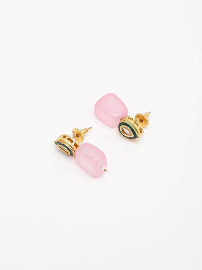 Kundan Studs - Ruby Raang