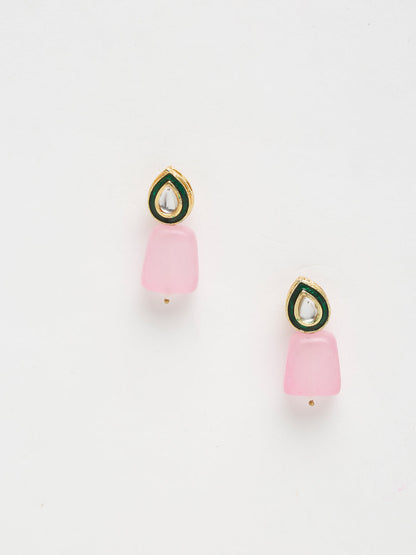 Kundan Studs - Ruby Raang