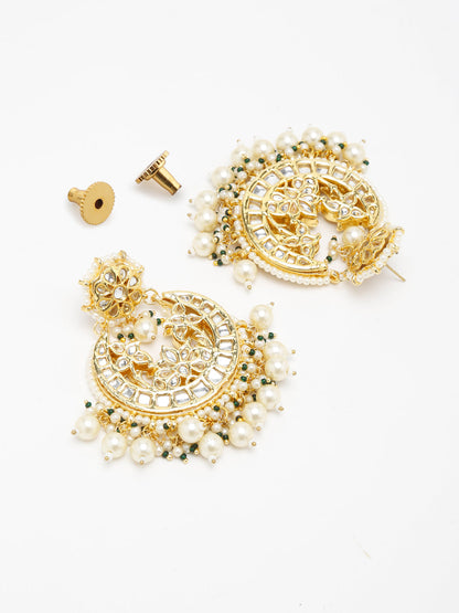 Kundan Earrings - Ruby Raang