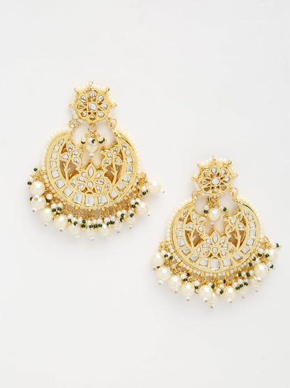 Kundan Earrings - Ruby Raang