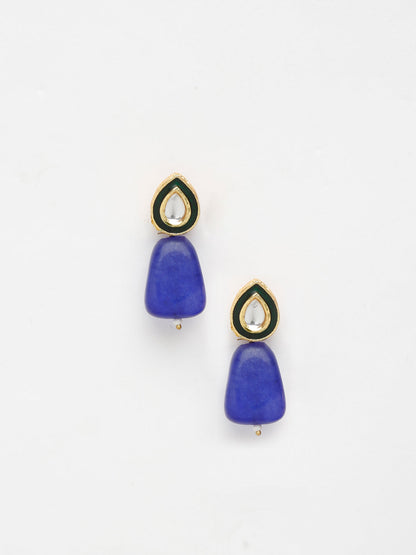 Kundan Studs - Ruby Raang
