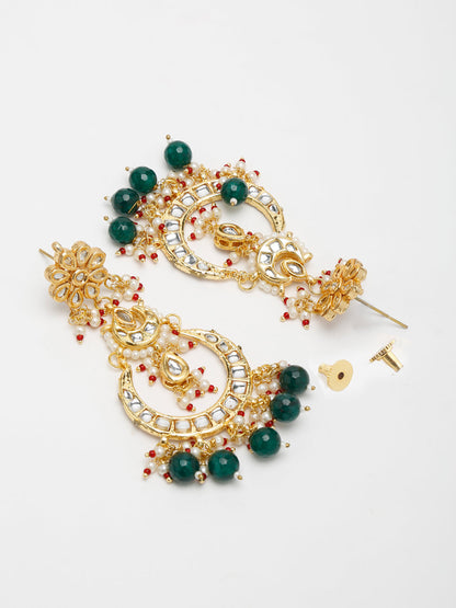 Kundan Earrings - Ruby Raang