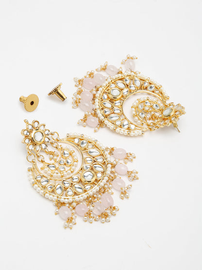Kundan Earrings - Ruby Raang