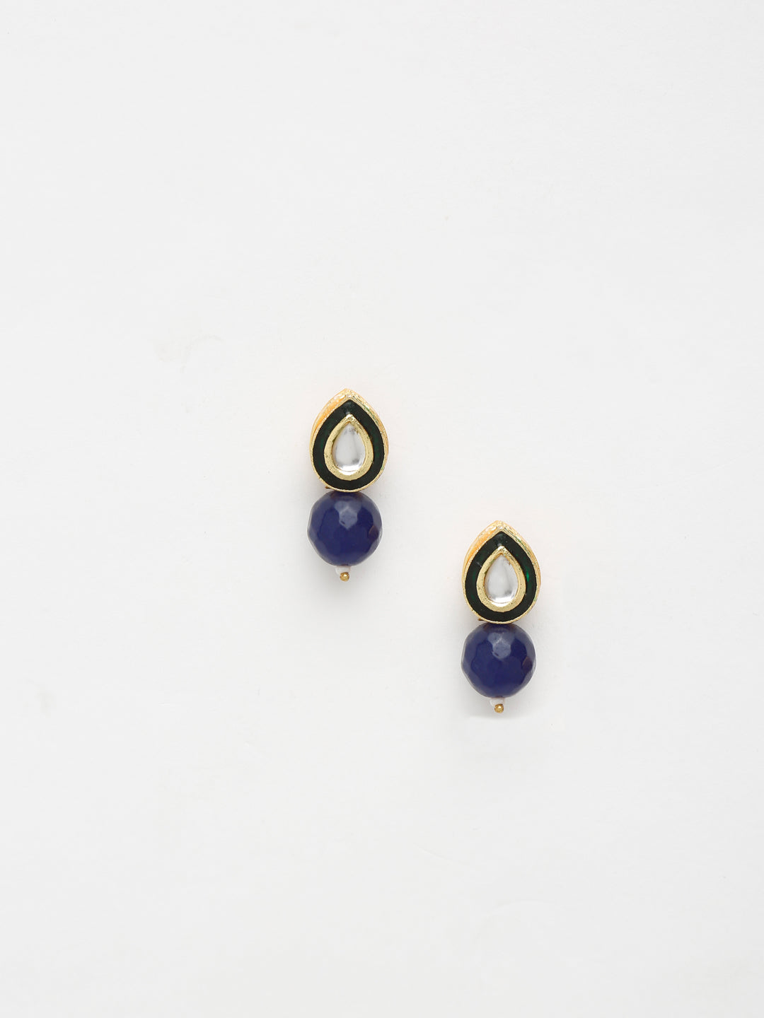 Kundan Studs - Ruby Raang