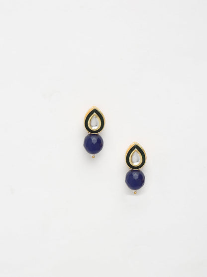 Kundan Studs - Ruby Raang