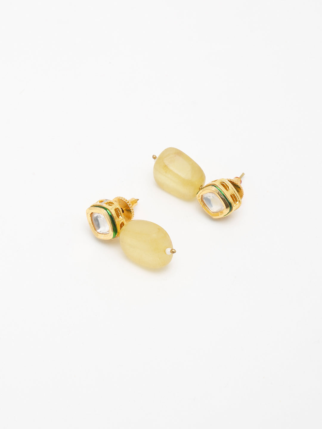 Kundan Studs - Ruby Raang