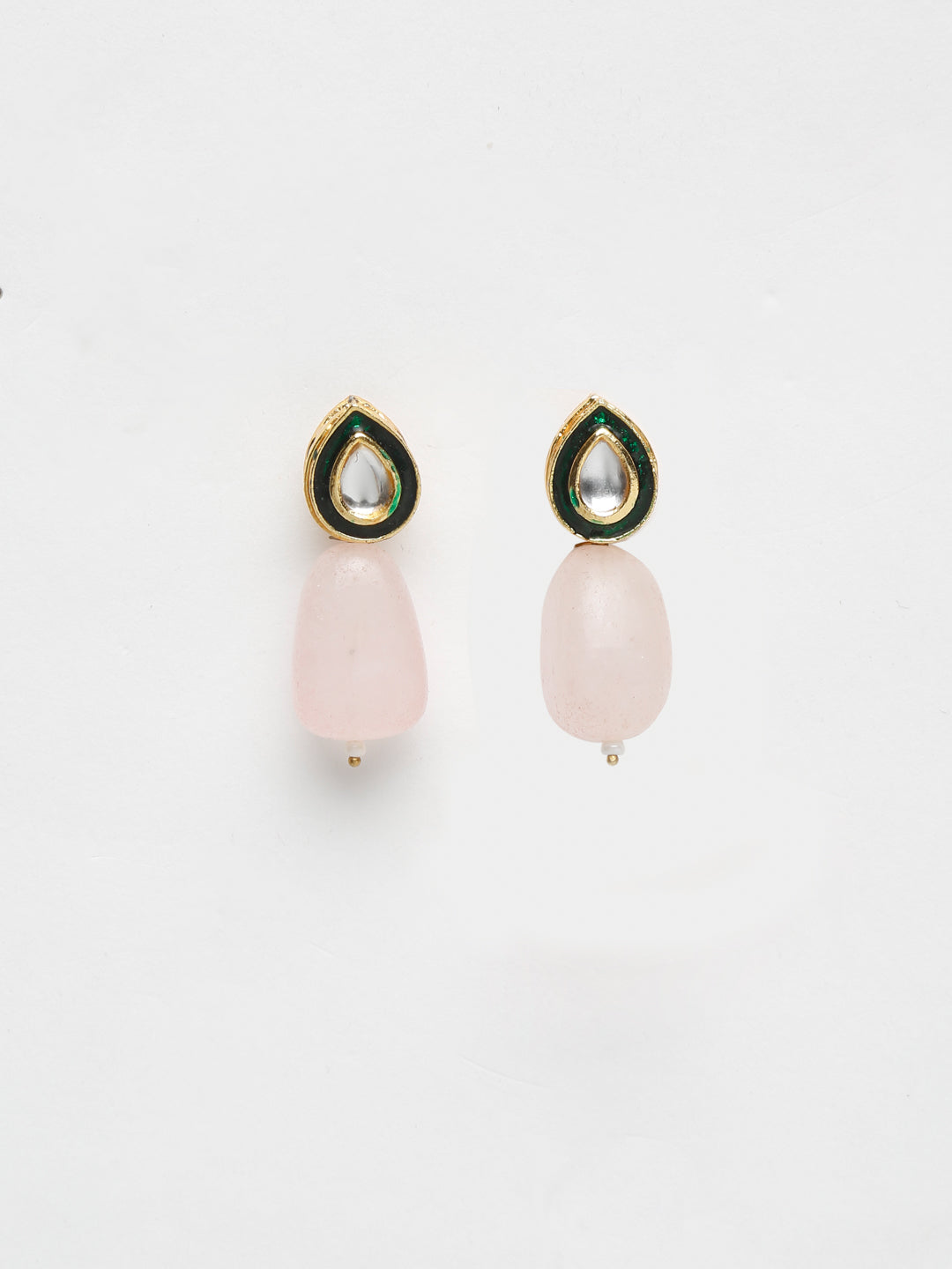 Kundan Studs - Ruby Raang