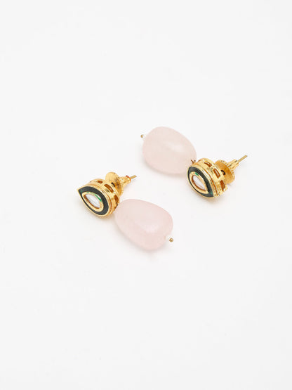 Kundan Studs - Ruby Raang