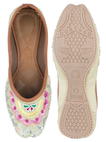 Desi Colour Women Indian Ethnic Footwear-Heavy Emb -6