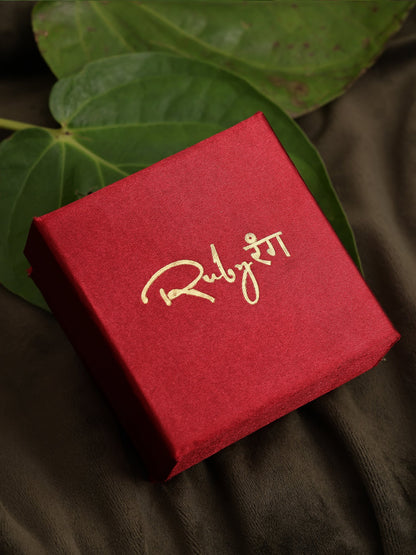 Teardrop Green Studs - Ruby Raang