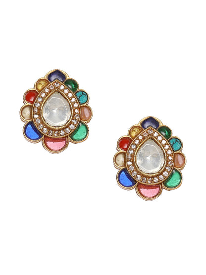 Teardrop Multi Studs - Ruby Raang