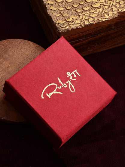 Long Dangler Kundan & Pearl Earrings - Ruby Raang