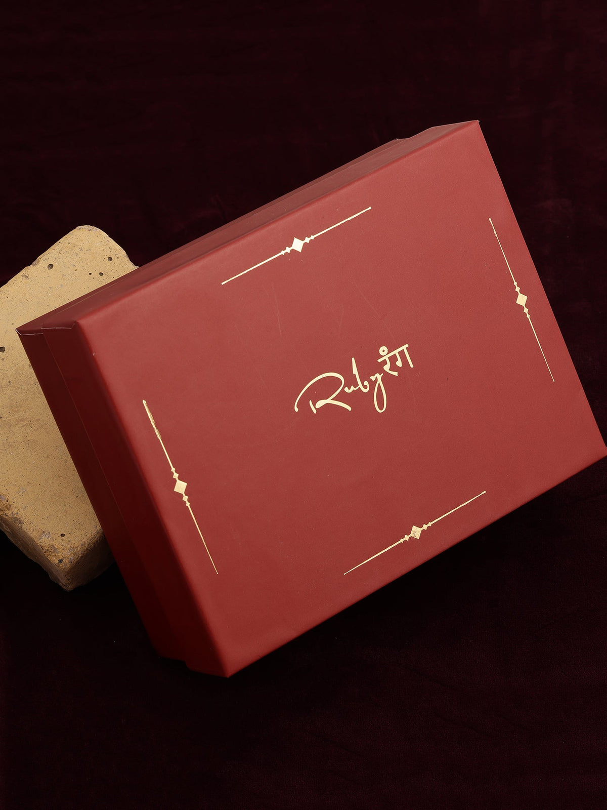 Pearl Meenakari Handcrafted Heavy Bangle - Ruby Raang