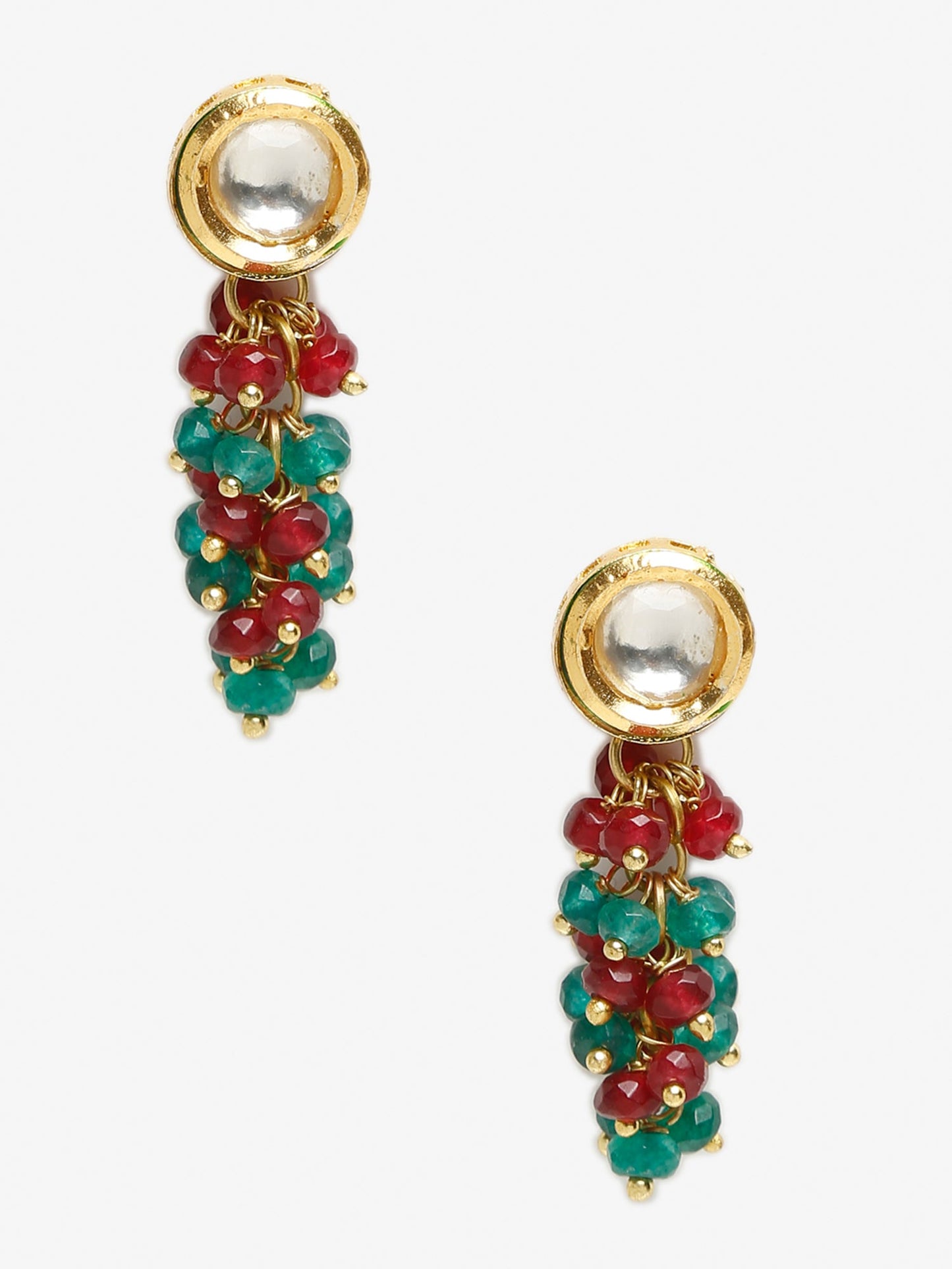 Multicoloured Contemporary Drop Earrings - Ruby Raang