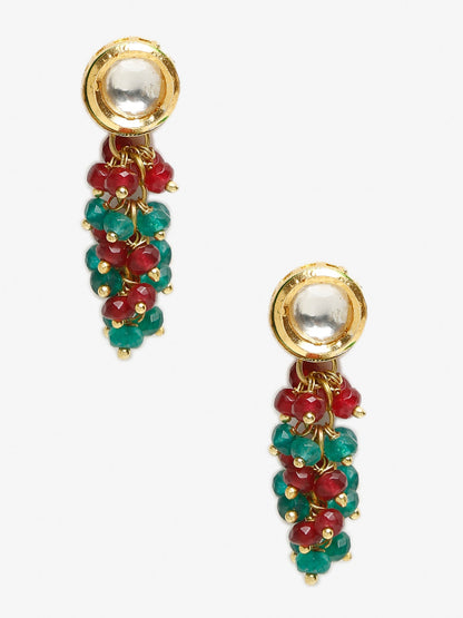 Multicoloured Contemporary Drop Earrings - Ruby Raang