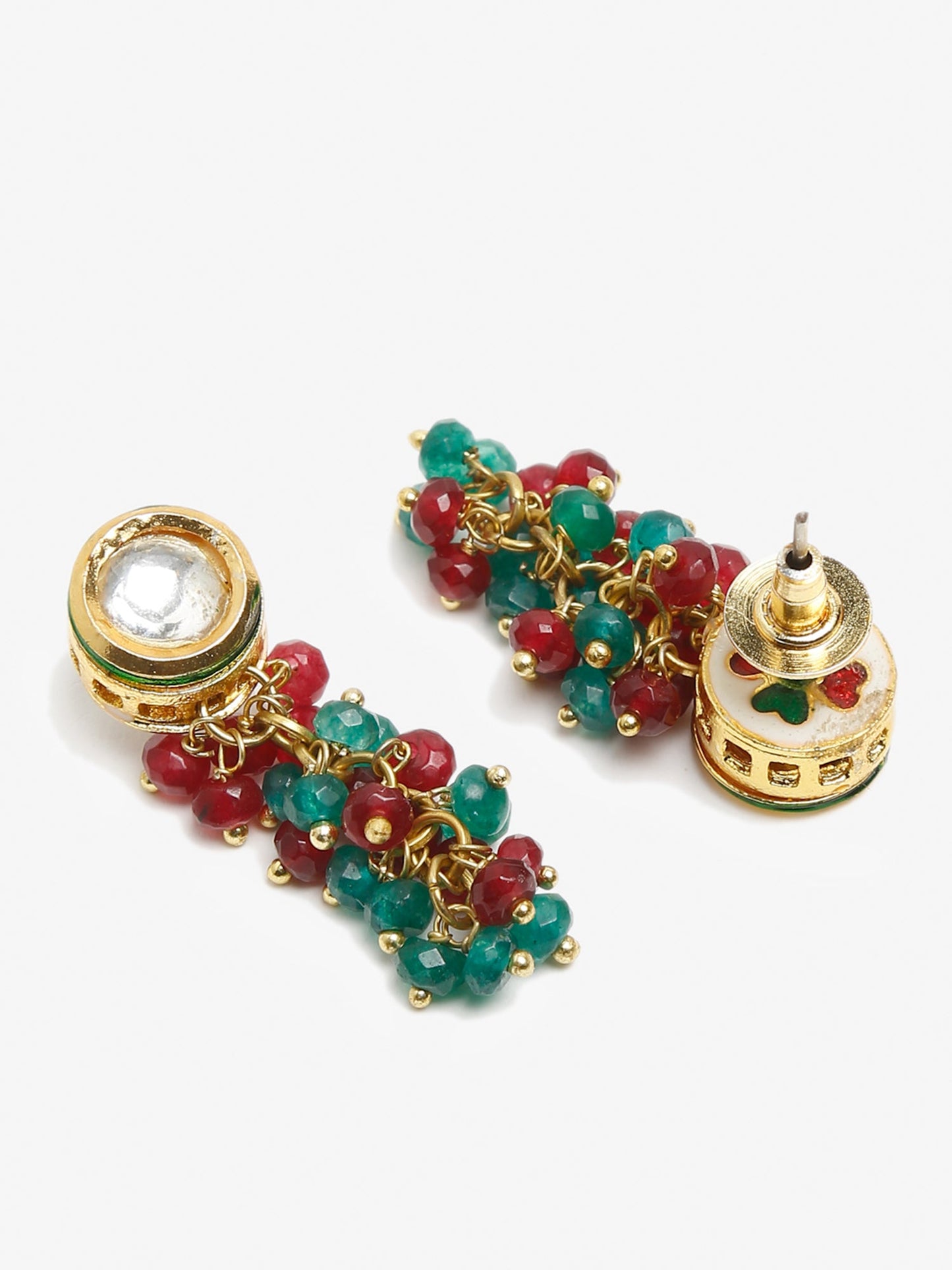 Multicoloured Contemporary Drop Earrings - Ruby Raang