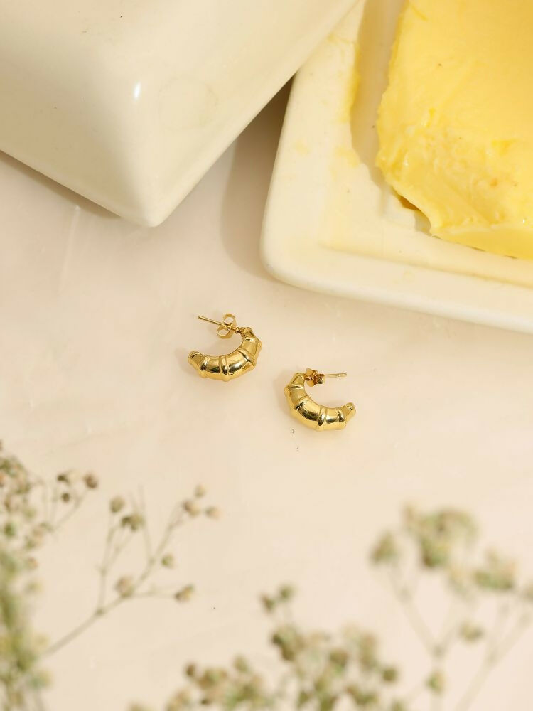 Half Moon Studs - Ruby Raang