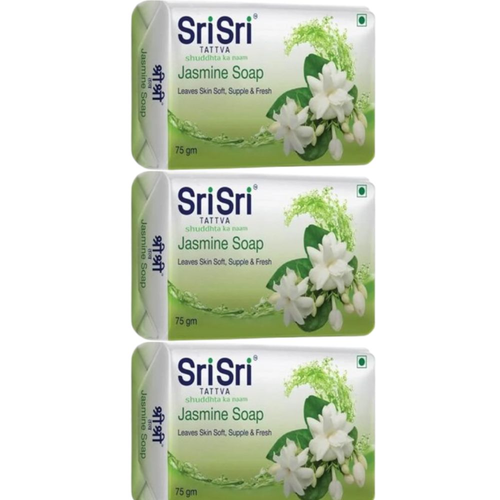 Sri Sri Tattva Jasmine Soap - 75 Gm