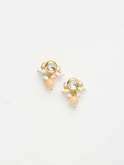 Kundan Studs - Ruby Raang