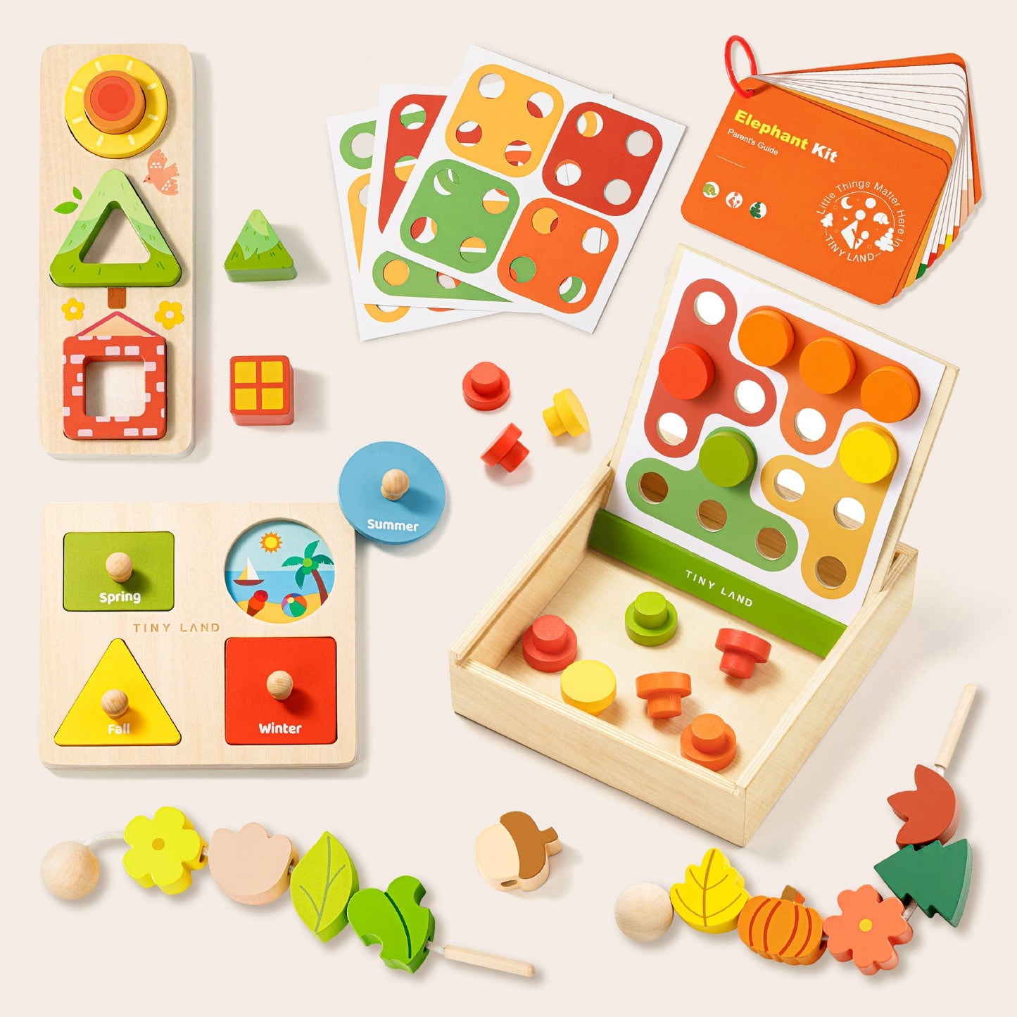 Tiny Land® Montessori Advanced Skills Baby Set（13–24 months）