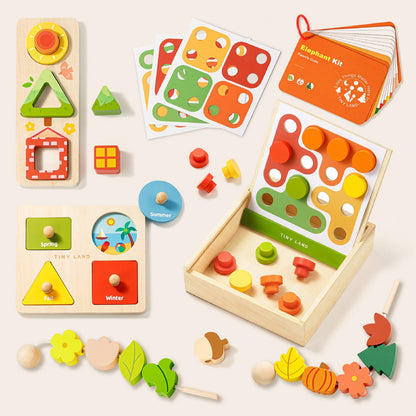 Tiny Land® Montessori Advanced Skills Baby Set（13–24 months）