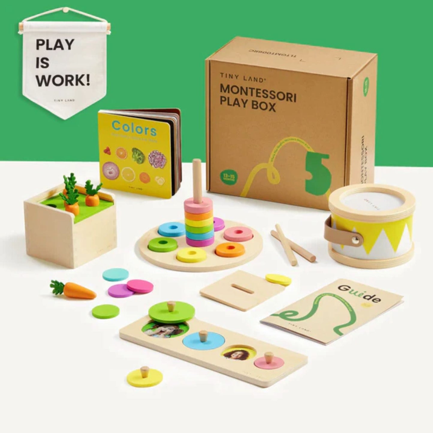 Tiny Land® Montessori Advanced Skills Baby Set（13–24 months）