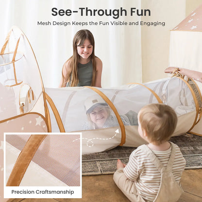 Tiny Land® Adventure 3-in-1 Play Tunnel  & Ocean Ball Set