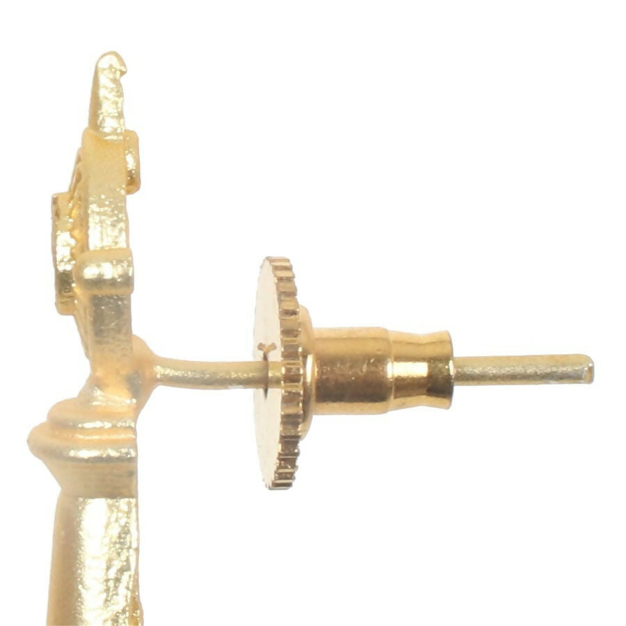 Joban Fashion Women Matte Gold Brass Earrings