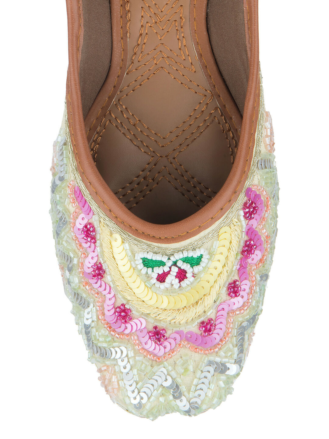 Desi Colour Women Indian Ethnic Footwear-Heavy Emb -6