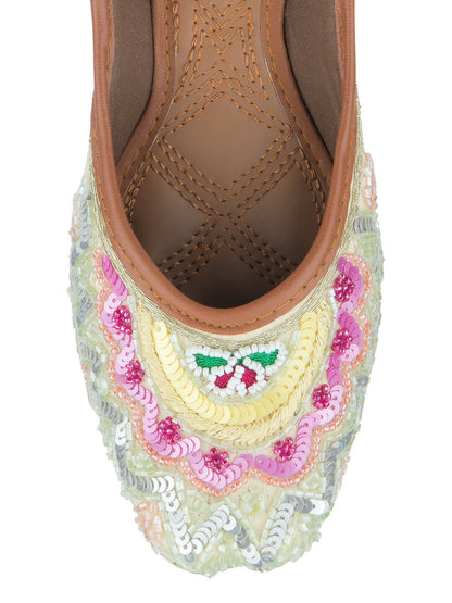 Desi Colour Women Indian Ethnic Footwear-Heavy Emb -6