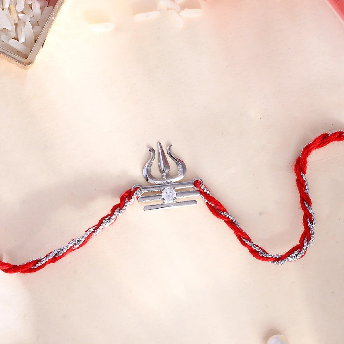 trueBrowns X Voylla Sterling Silver Trishul Rakhi