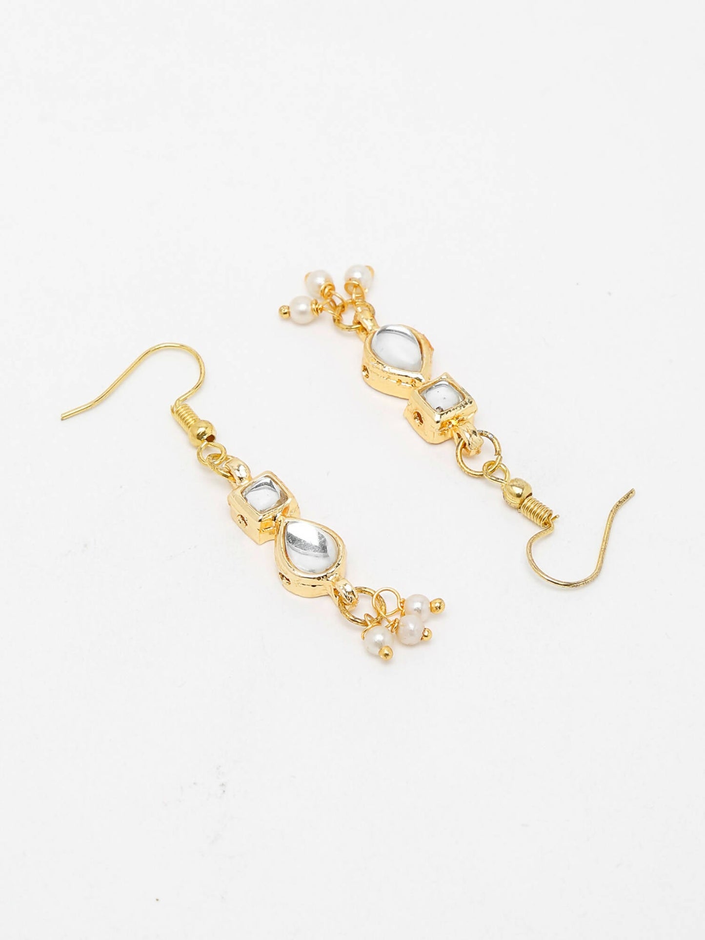 Kundan Earrings - Ruby Raang