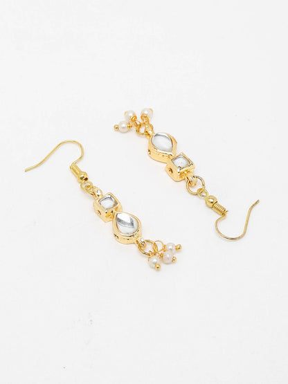 Kundan Earrings - Ruby Raang