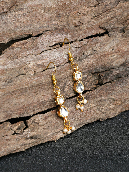 Kundan Earrings - Ruby Raang