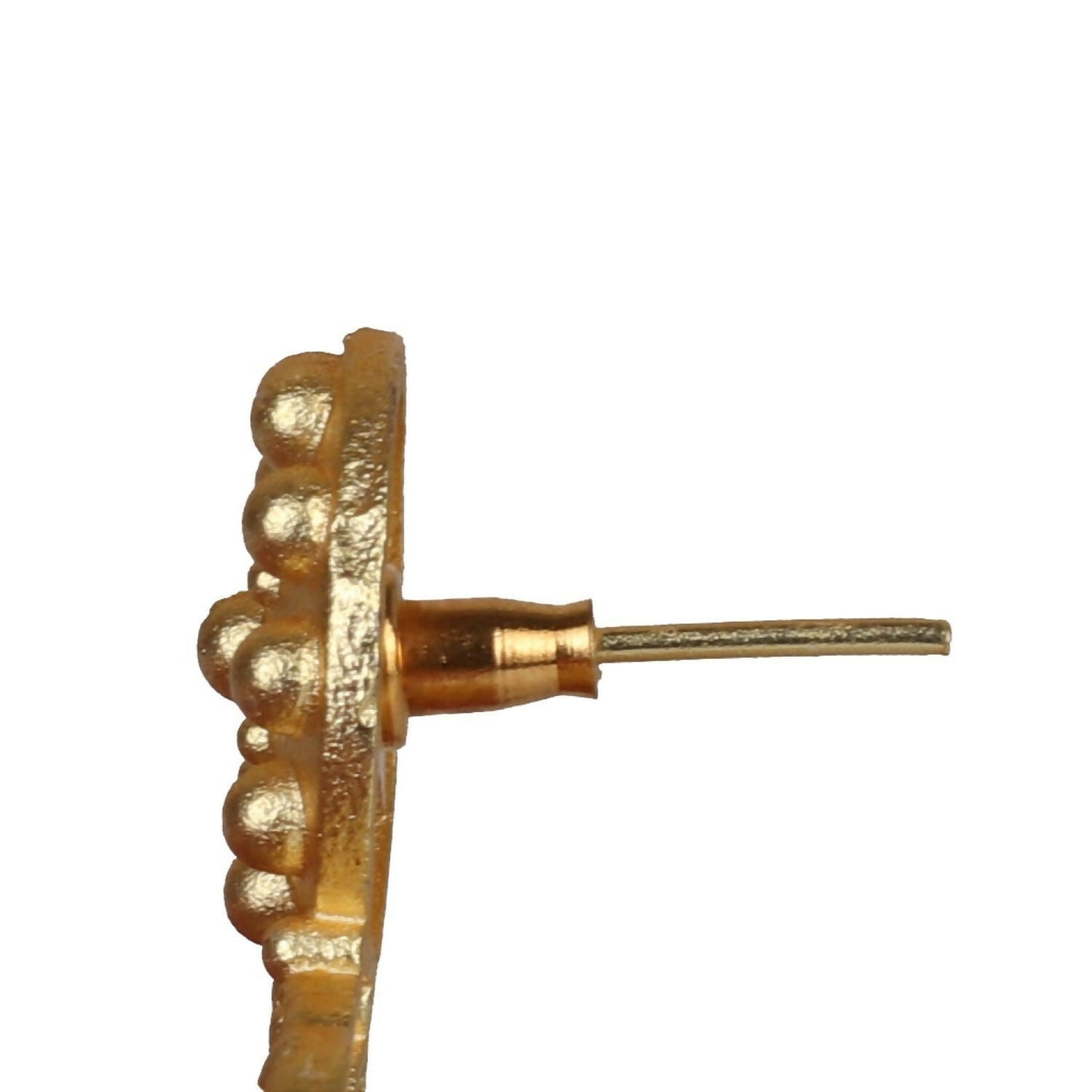 Joban Fashion Women Matte Gold Brass Jhumka