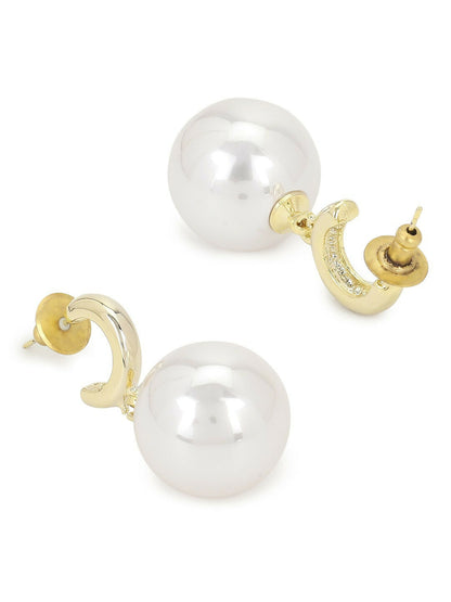 Pearl Drop Earrings- Ruby Raang