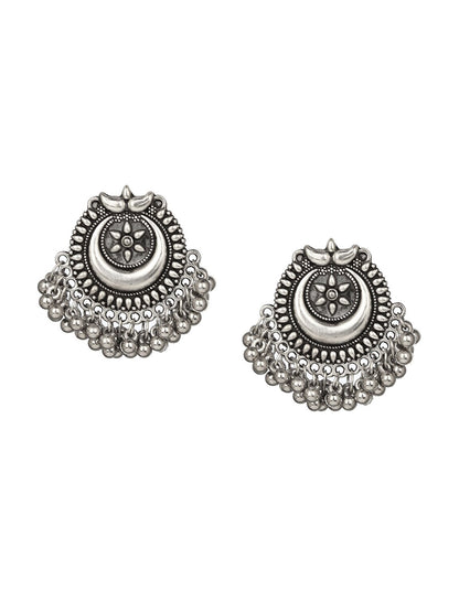 Cardinal Silver Oxidized Jewellery Set