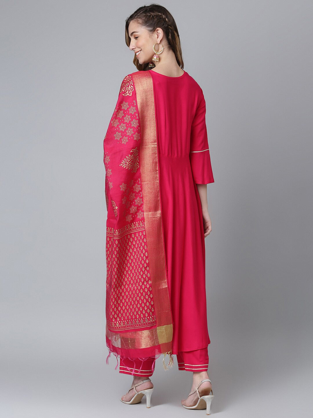 Khushal K Gotta Patti Kurta with Palazzos & With Dupatta