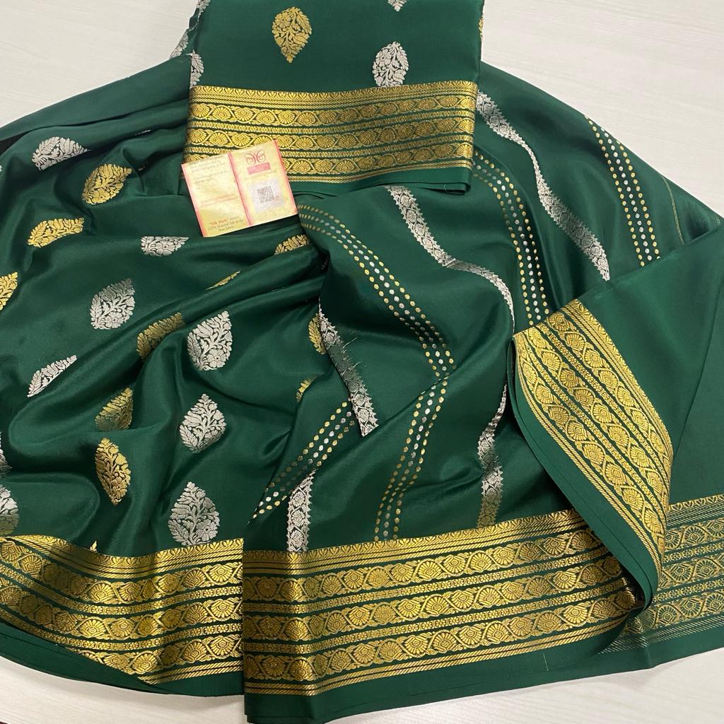 Adroable Mysoore Silk South Indian Saree