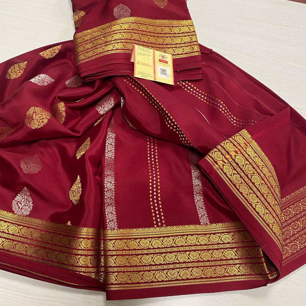 Adroable Mysoore Silk South Indian Saree
