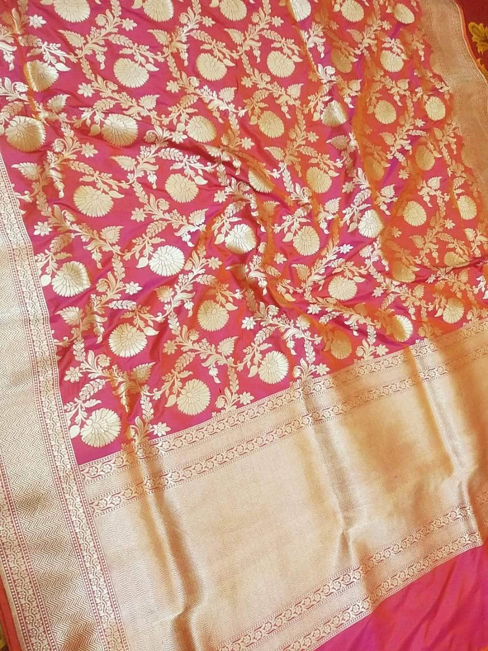 Anushka Sharma Banarasi Silk Wedding Saree