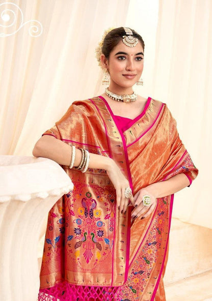 Authentic Paithani Silk Saree