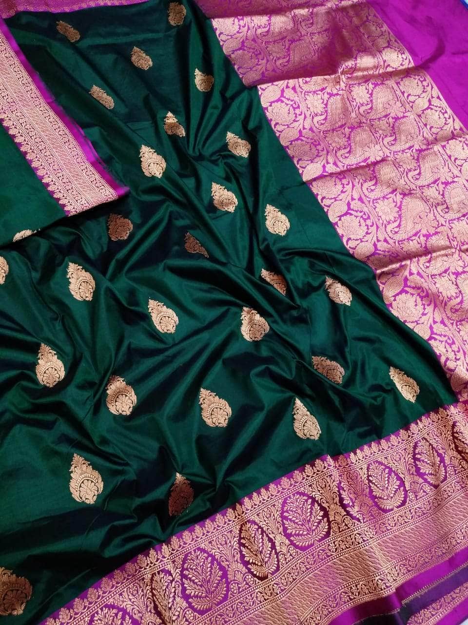 Banarasi Handloom Pure Katan Silk Saree