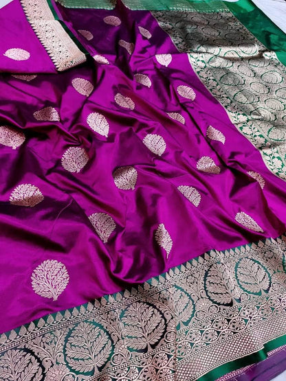 Banarasi Handloom Pure Katan Silk Saree