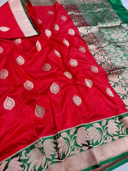 Banarasi Handloom Pure Katan Silk Saree