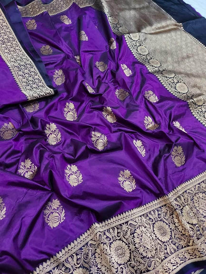 Banarasi Handloom Pure Katan Silk Saree