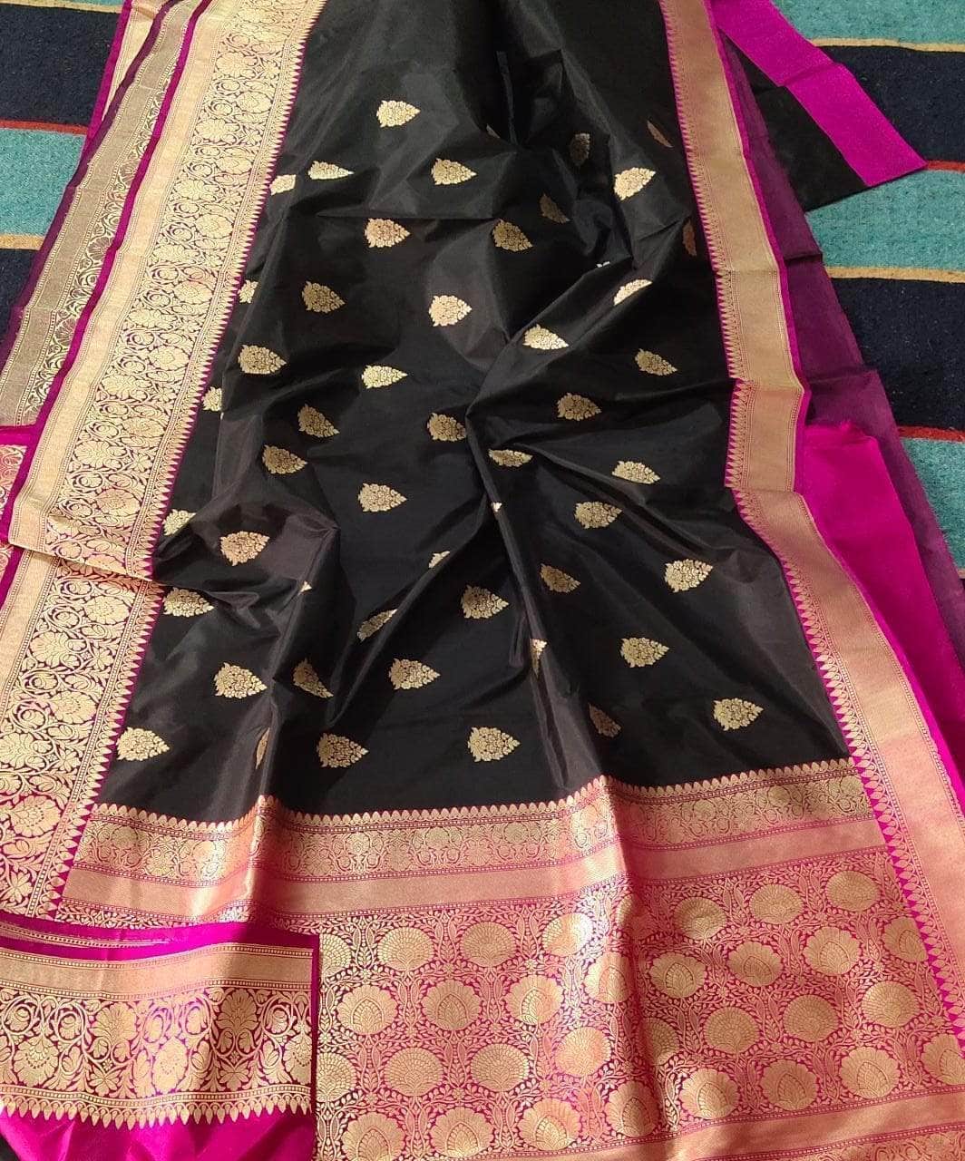 Banarasi Handloom Pure Khaddi Katan Silk Saree