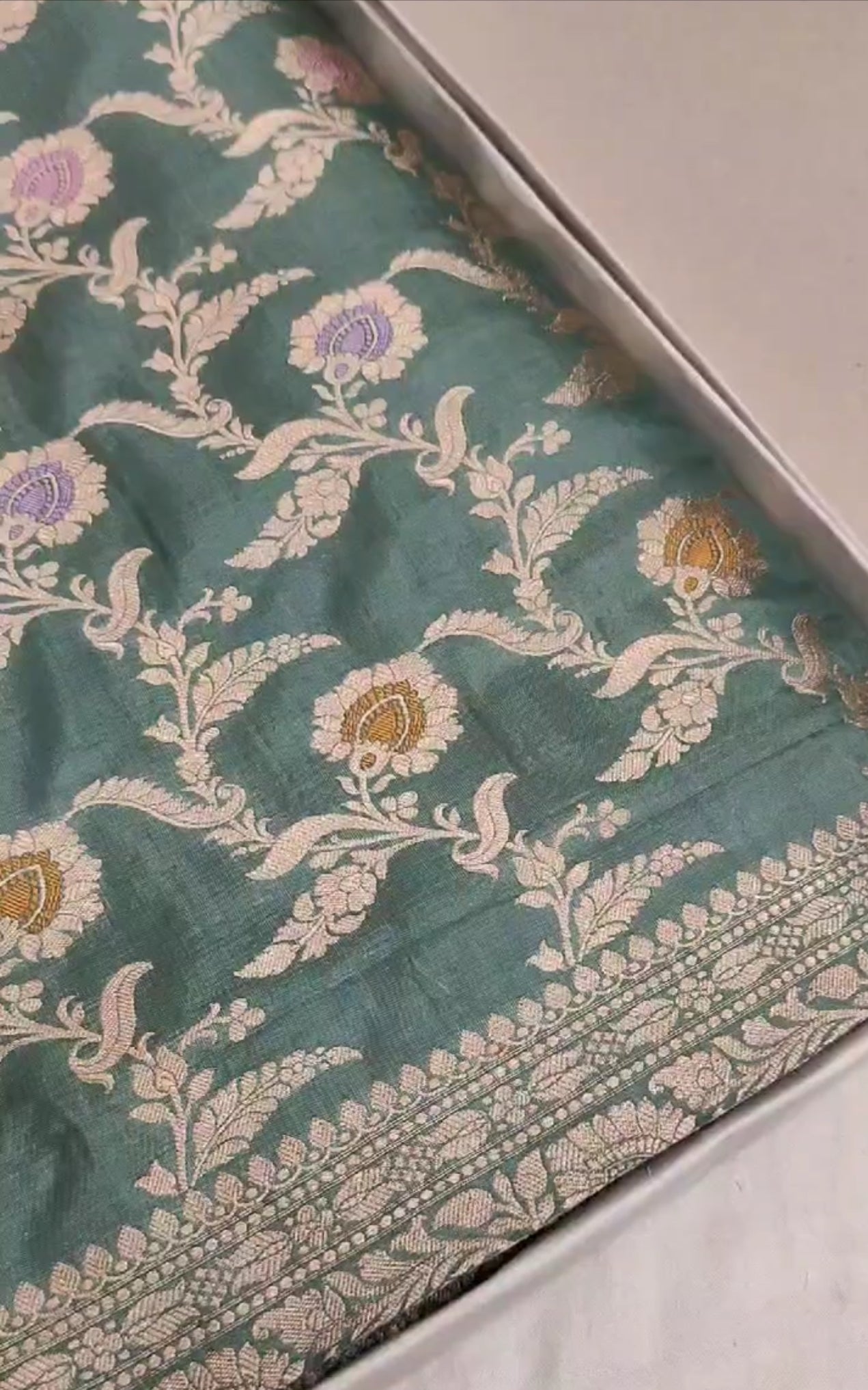 Banarasi Handwoven Pure Katan Silk Saree