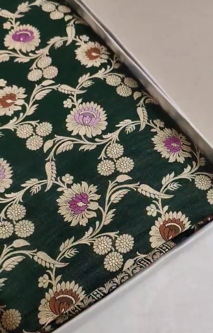 Banarasi Handwoven Pure Katan Silk Saree