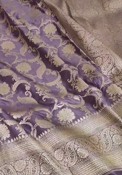 Banarasi Handwoven Pure Katan Silk Saree